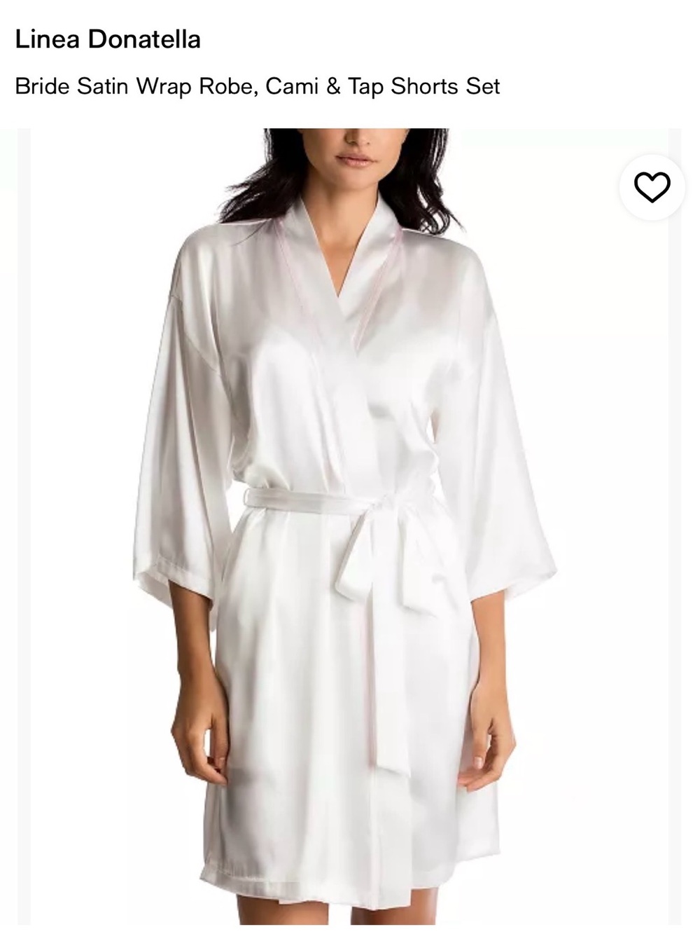 Linea Donatella Bride Robe - Picture 3 of 4